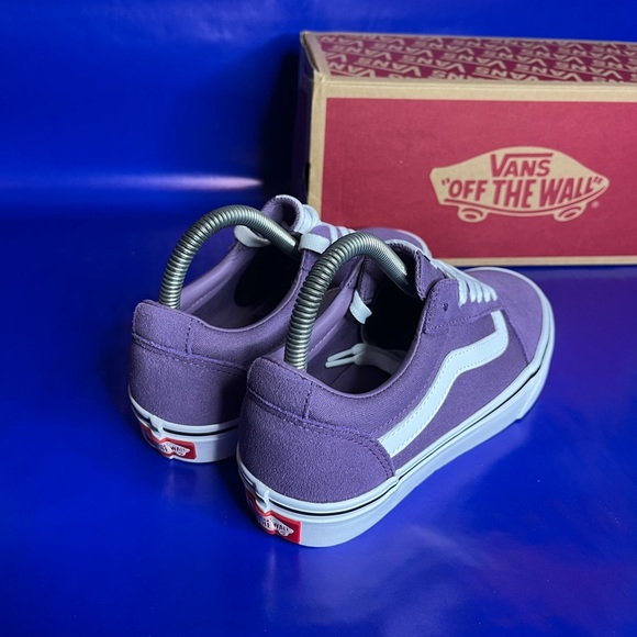 Vans Ward Purple White Women’s Size 6.5 Casual Sneaker Fast Shipping With Box - Picture 3 of 6